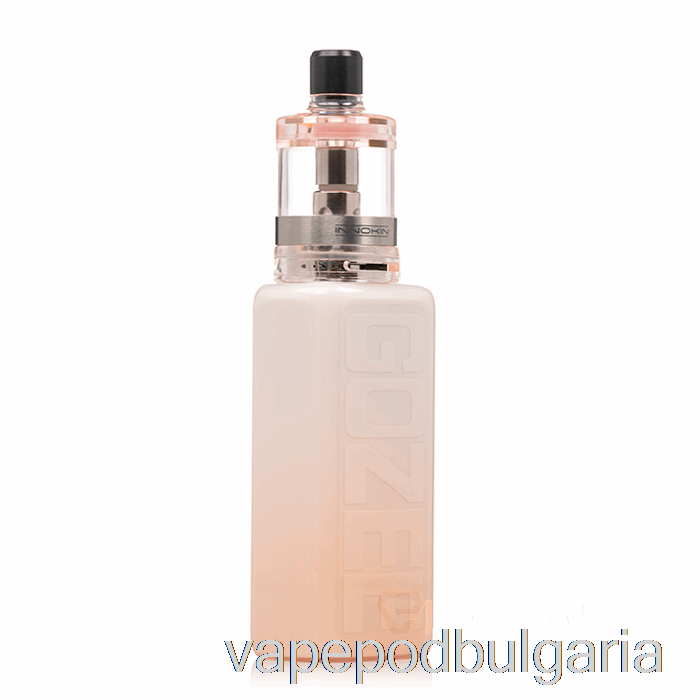 Vape 10000 Дръпки Innokin Gozee 60w Starter Kit Peach Fade